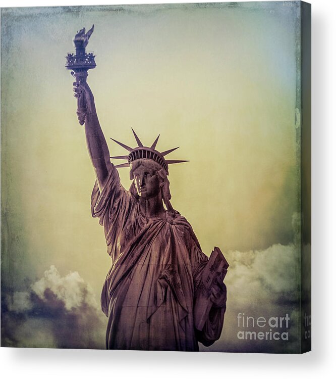 Statue Of Liberty Acrylic Print featuring the photograph Lady Liberty by Doug Sturgess