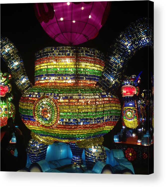 Norfolk Acrylic Print featuring the photograph Lantern Asia 3 by Will Felix
