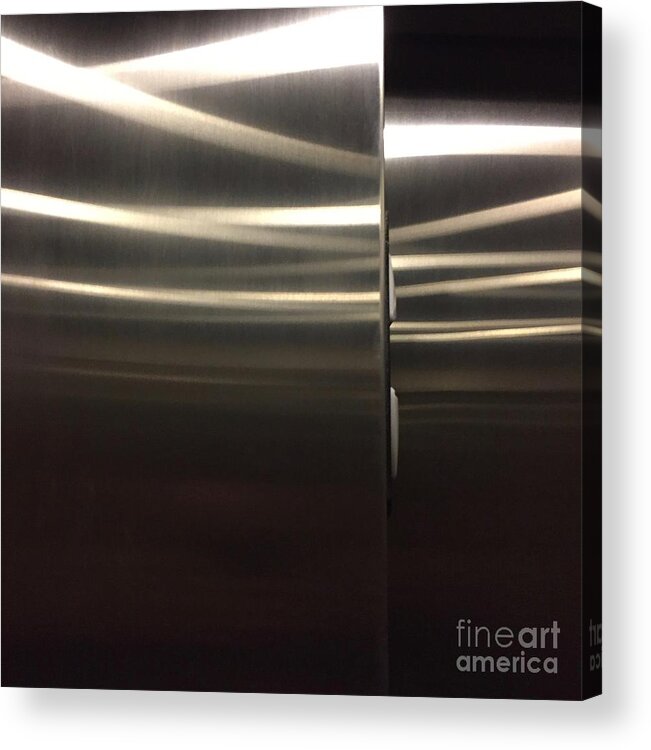 Reflected Light Patterns Contrast Acrylic Print featuring the photograph Light Series 1-5 by J Doyne Miller
