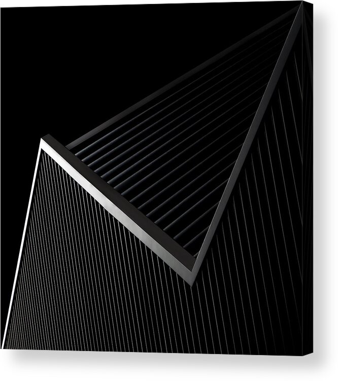 Lines Acrylic Print featuring the photograph Light Stripes by Gilbert Claes