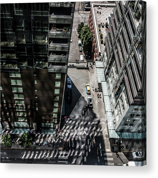 Seattle Acrylic Print featuring the photograph Looking down by Pamela S Eaton-Ford