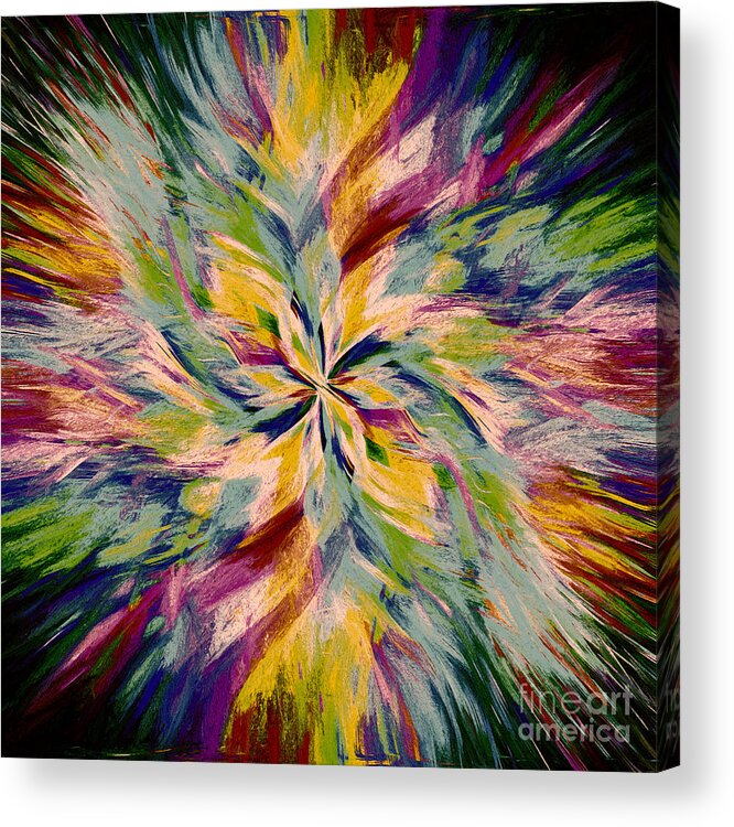 Twirl Acrylic Print featuring the photograph Mandala Twirl 04 by Jack Torcello