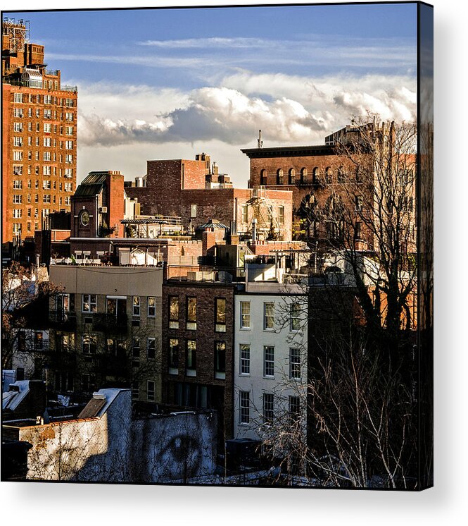 Manhattan Acrylic Print featuring the photograph Manhattan From the Whitney by Frank Winters