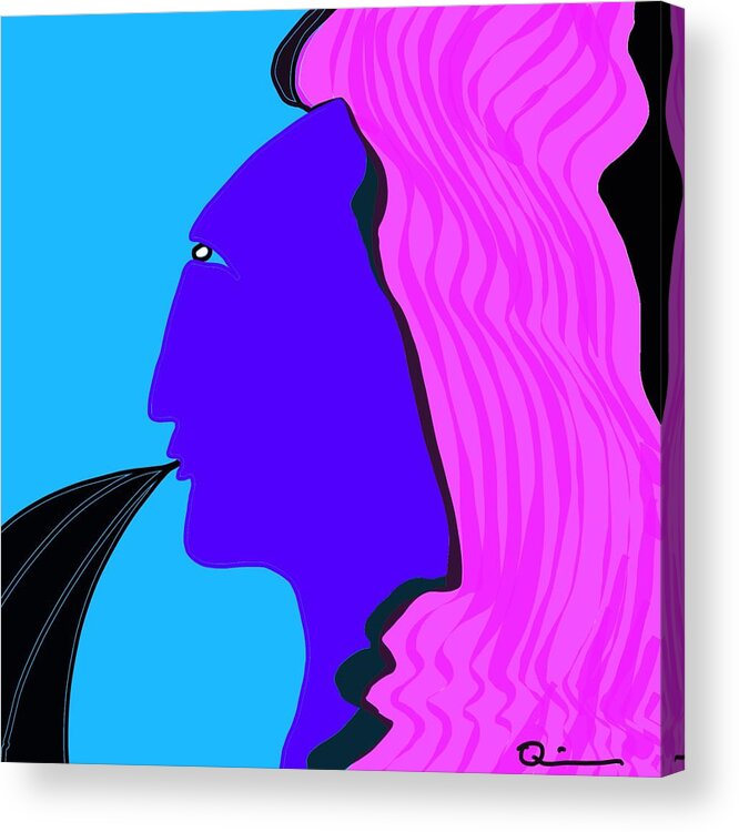 Antoinette Acrylic Print featuring the digital art Marie Speaks by Jeffrey Quiros