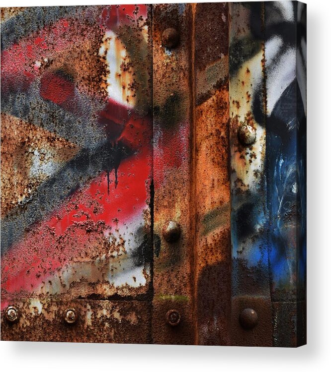 A Metal Madness Acrylic Print featuring the photograph Metal Madness by Val Arie