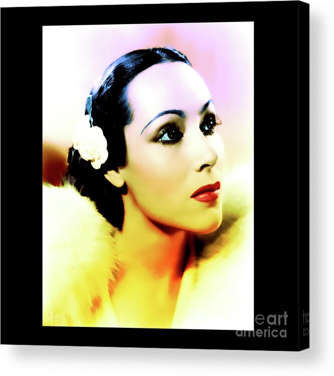 Actress Acrylic Print featuring the photograph Mexicanas - Dolores del Rio by Marisol VB
