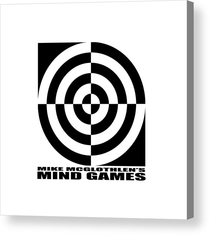 T-shirt Acrylic Print featuring the digital art Mind Games 1SE by Mike McGlothlen