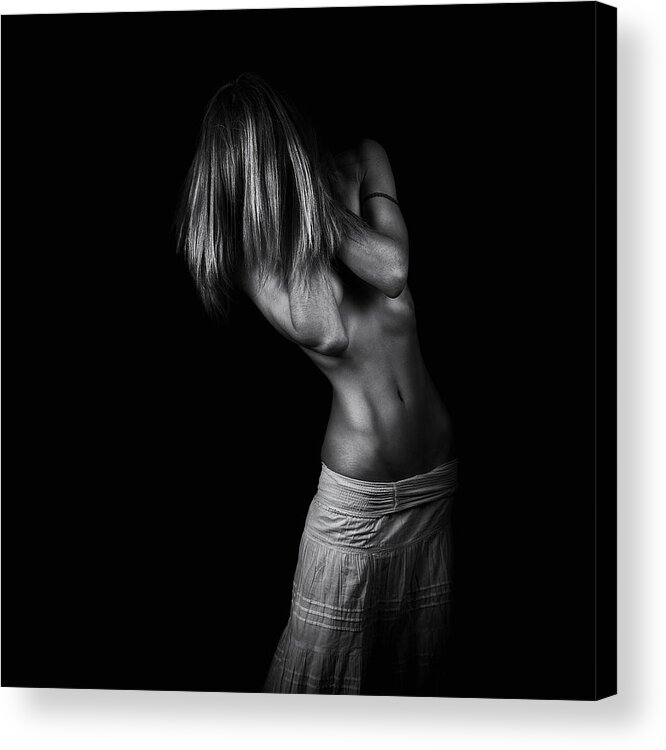 Mood Acrylic Print featuring the photograph Misery by Nicolas M
