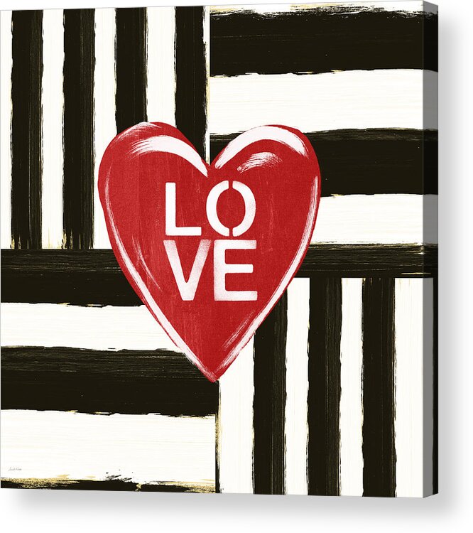 Love Acrylic Print featuring the painting Modern Love- Art by Linda Woods by Linda Woods
