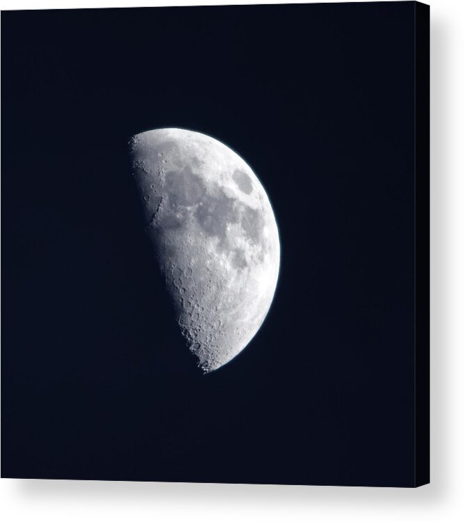 Moon Acrylic Print featuring the photograph Moon June 2015 by Adam Rainoff