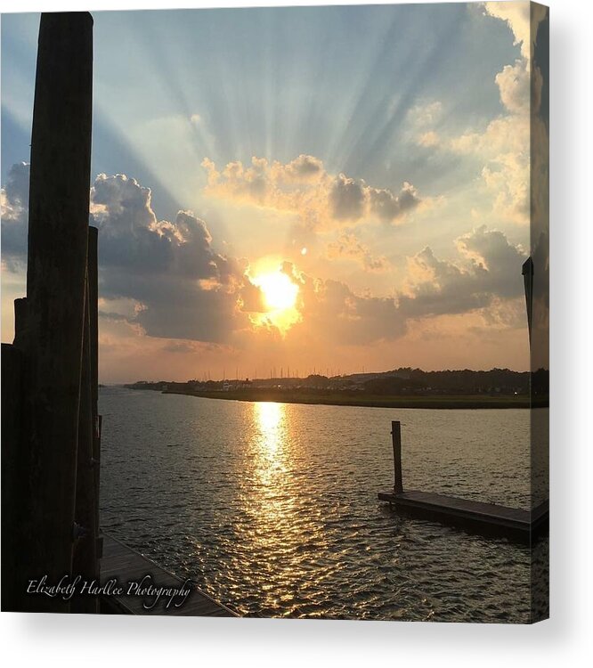  Acrylic Print featuring the photograph Days End #1 by Elizabeth Harllee