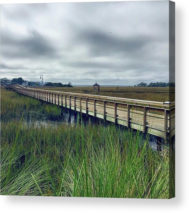 Lowcountry Acrylic Print featuring the photograph Morning View. #lowcountry #shemcreek by Cassandra M Photographer