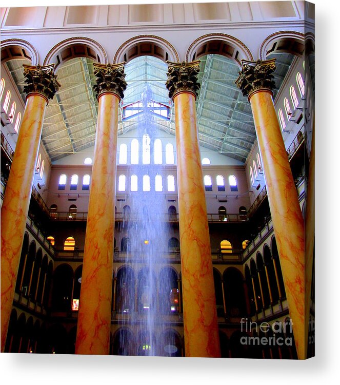 Washington Acrylic Print featuring the photograph National Building Museum 3 by Randall Weidner