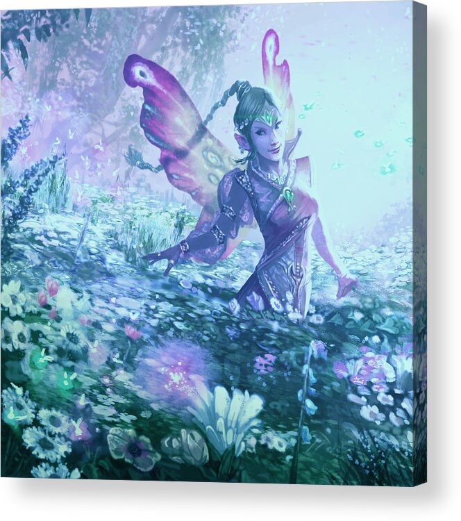 Ryan Barger Acrylic Print featuring the digital art Nature's Renewal by Ryan Barger