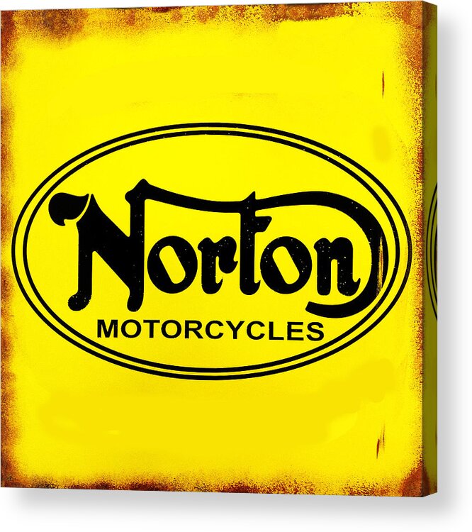 Norton Motorcycle Acrylic Print featuring the photograph Norton Motorcycles by Mark Rogan