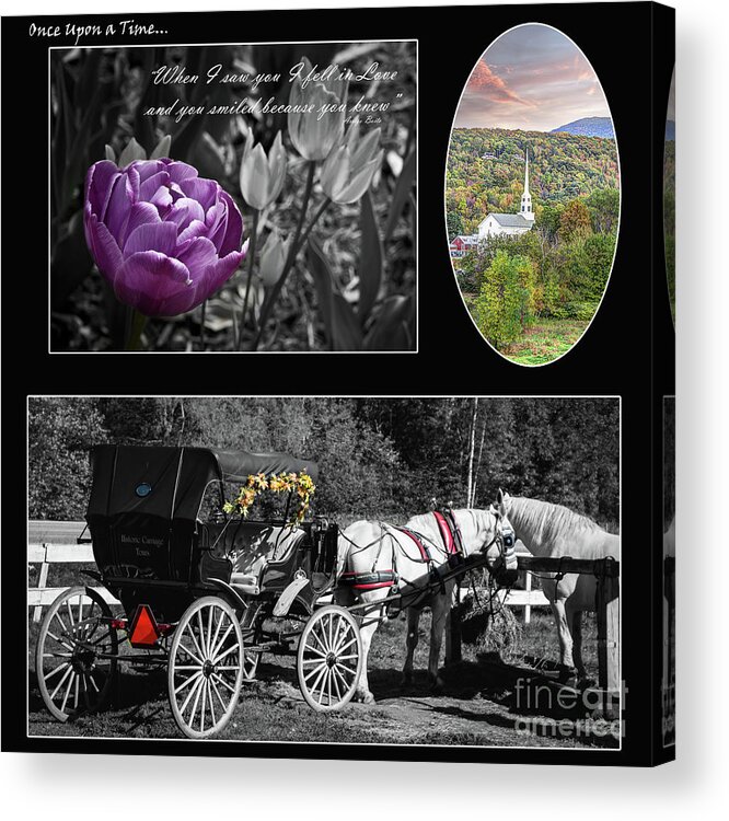 Red Acrylic Print featuring the photograph Once Upon a Time... by Deborah Klubertanz