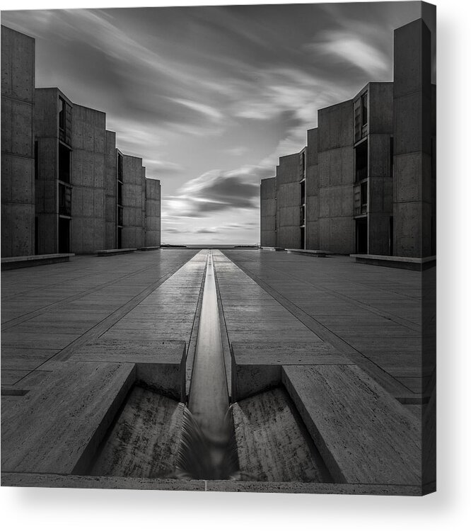 Architecture Acrylic Print featuring the photograph One Way by Ryan Weddle
