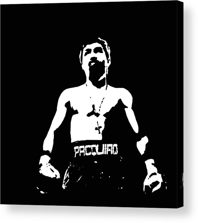 Manny Pacquiao Acrylic Print featuring the digital art Pacquiao by Elvin Dantes