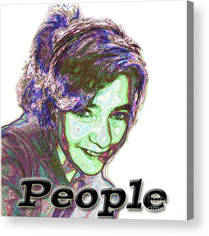  Acrylic Print featuring the photograph People LOGO by Debbie Portwood