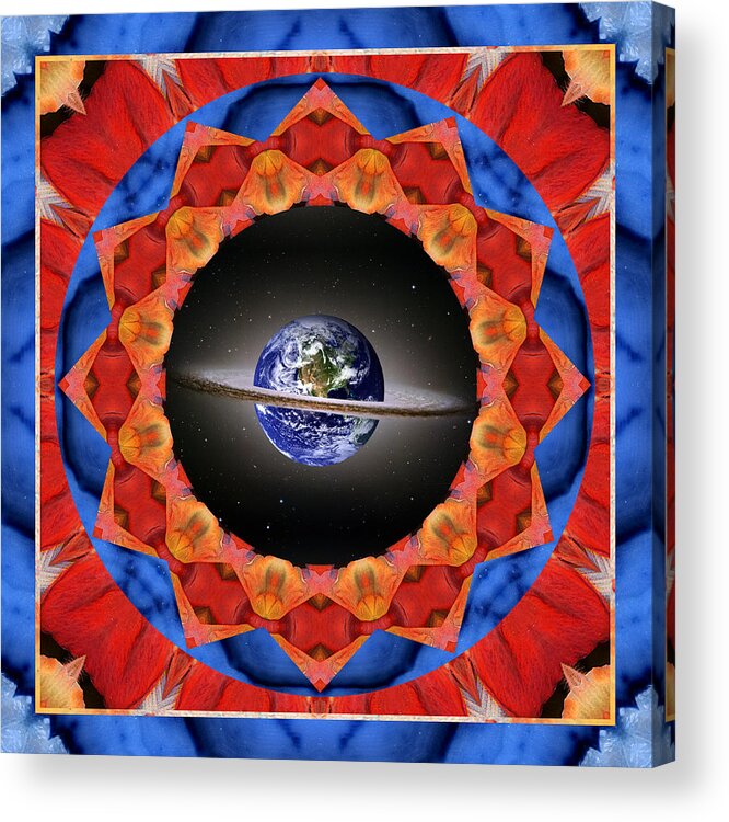 Yoga Art Acrylic Print featuring the photograph Planet Shift by Bell And Todd