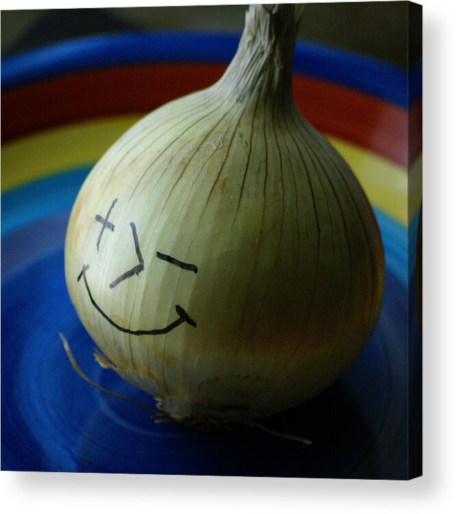 Onion Acrylic Print featuring the photograph Posimoto by Ben Upham III