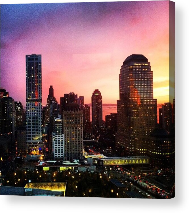  Acrylic Print featuring the photograph Purple Sky by Imran Ansari