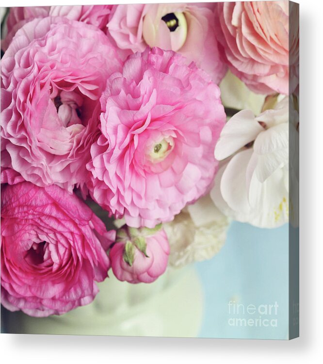 Photography Acrylic Print featuring the photograph Ranunculus by Sylvia Cook