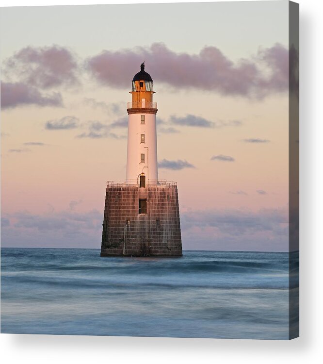 Rattray Acrylic Print featuring the photograph Rattray Head sunset by Stephen Taylor