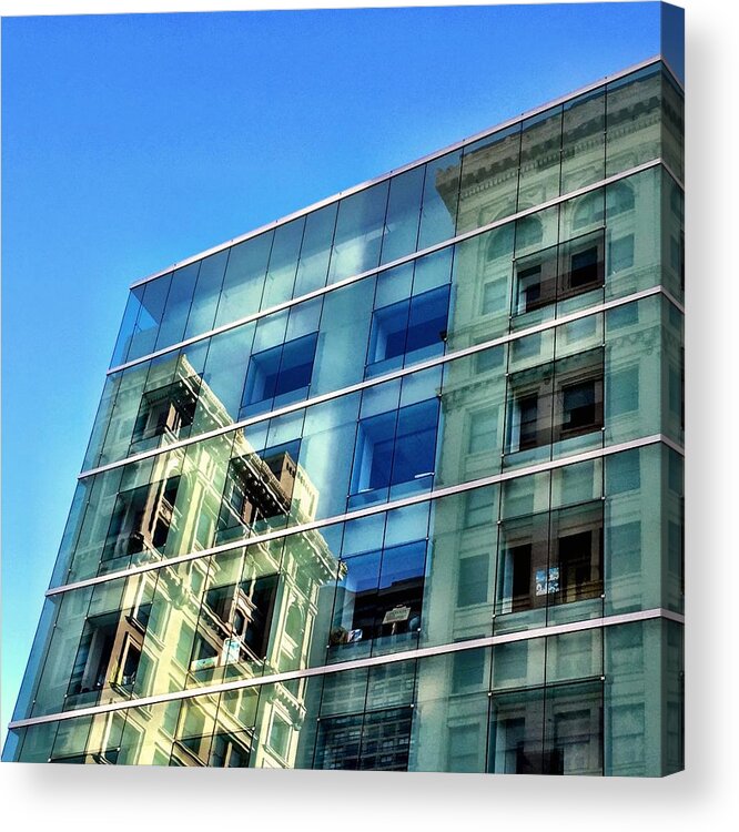  Acrylic Print featuring the photograph Reflection Square by Julie Gebhardt
