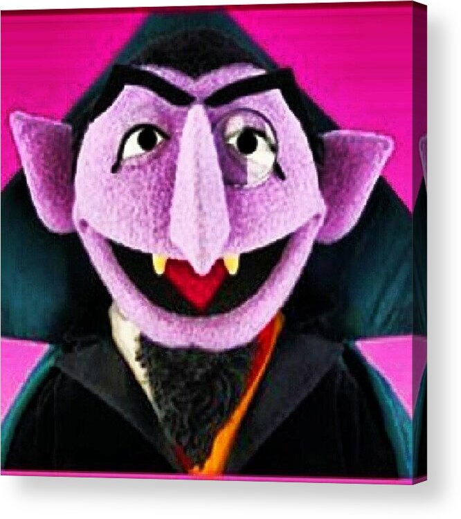 Love Acrylic Print featuring the photograph Rip.count Von Count by Radiofreebronx Rox