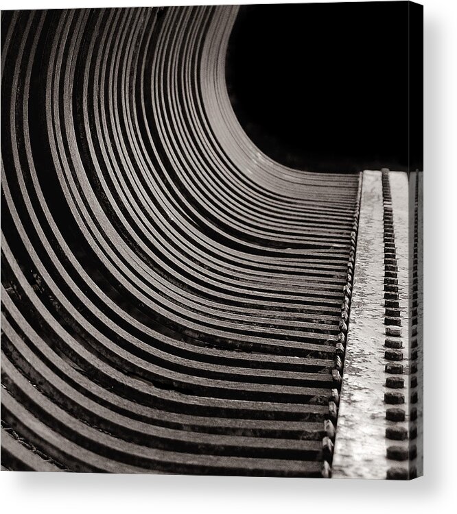 Abstract Acrylic Print featuring the photograph Rock Rake by Sue Capuano