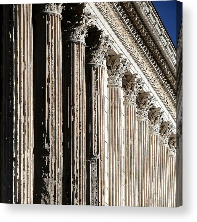 Roman Columns Acrylic Print featuring the photograph Roman Columns 2 by Andrew Fare