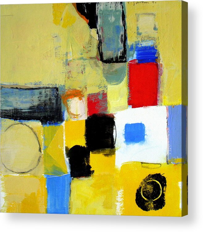 Abstract Painting Acrylic Print featuring the painting Ron the Rep by Cliff Spohn