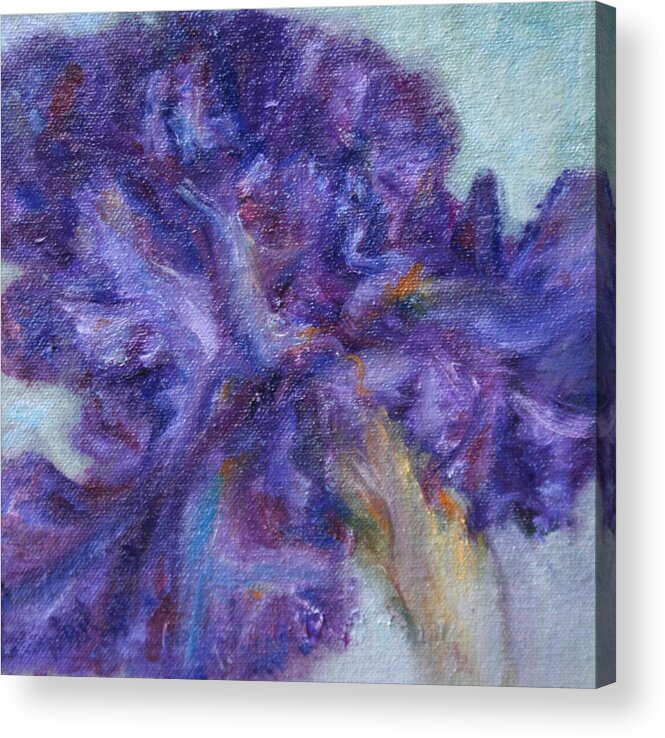 Original Fine Art Acrylic Print featuring the painting Ruffled by Quin Sweetman