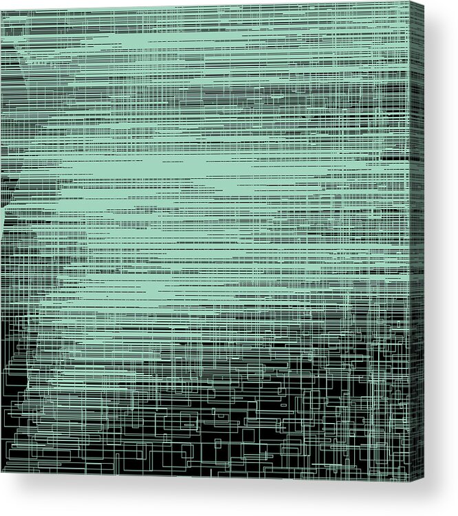 Abstract Acrylic Print featuring the digital art S.2.48 by Gareth Lewis
