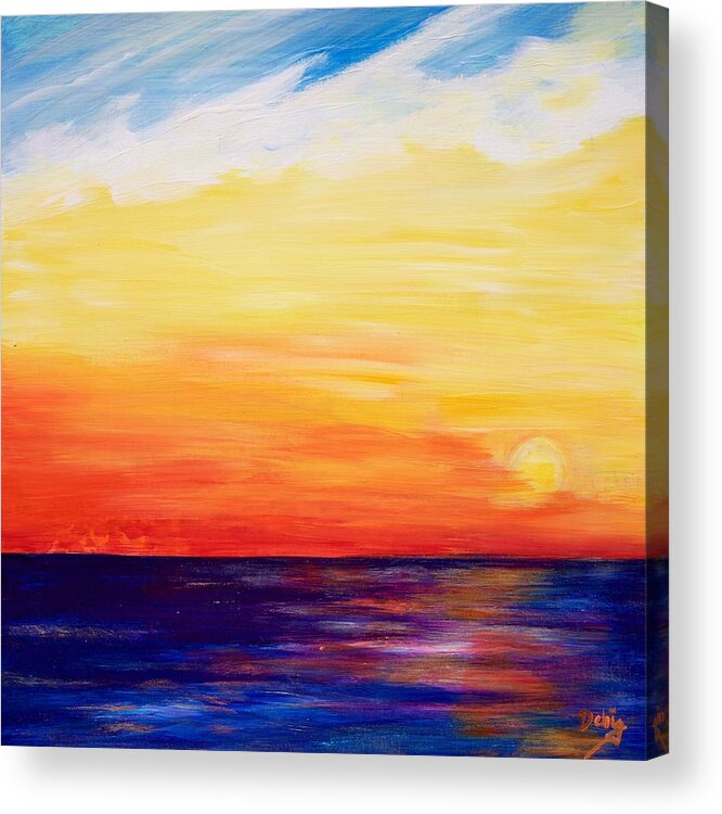 Sailor's Delight Acrylic Print featuring the painting Sailor's Delight by Debi Starr
