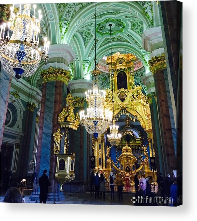 Cathedral Acrylic Print featuring the photograph Russian Cathedral by Matthew Mairs