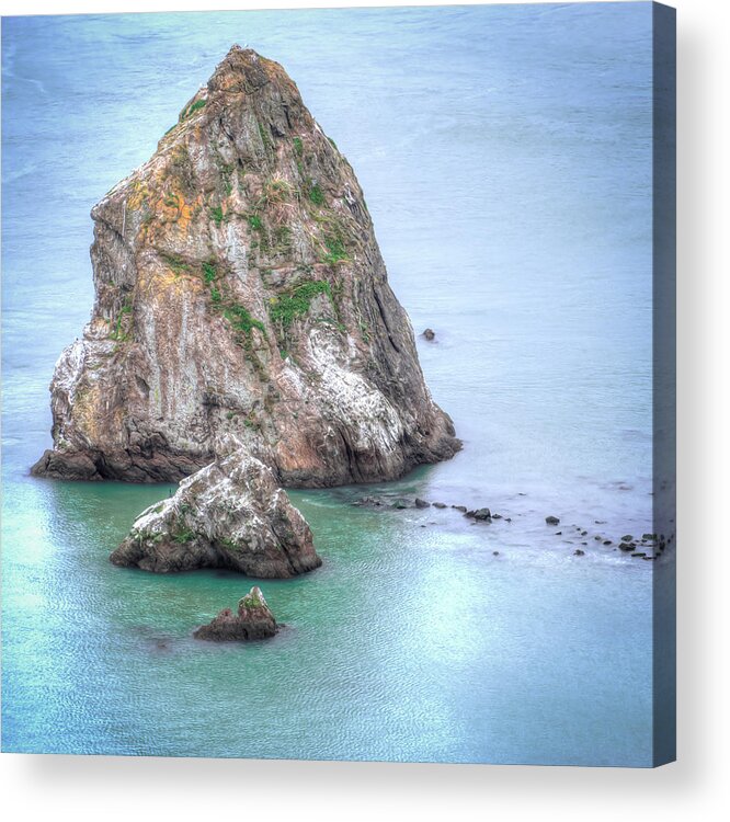 America Acrylic Print featuring the photograph San Francisco Bay Area Rocks by Gregory Ballos