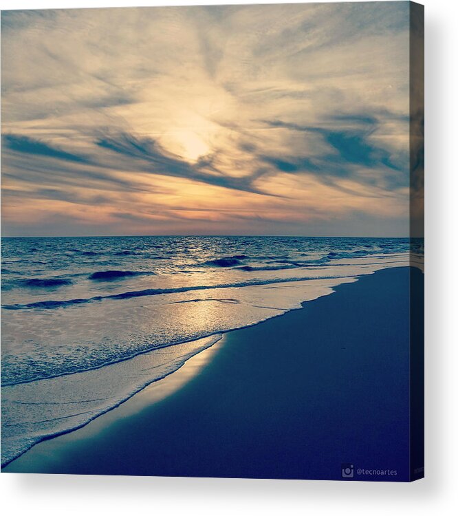 Shore Acrylic Print featuring the photograph Shining Shore by Miguel Angel