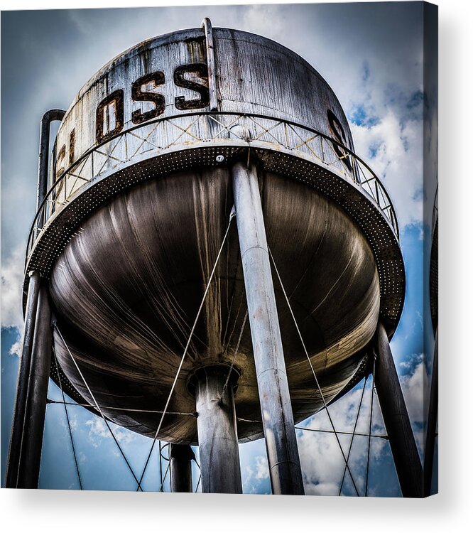 Markpeavyphotography Sloss Furnace Birmingham Alabama Acrylic Print featuring the photograph Sloss Tower by Mark Peavy