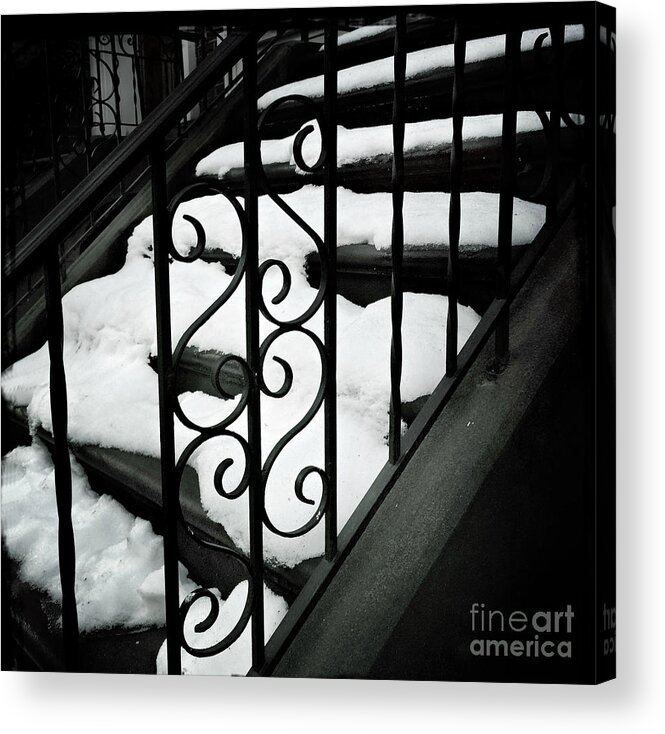 Snow Acrylic Print featuring the photograph Snow a la Mode by Miriam Danar