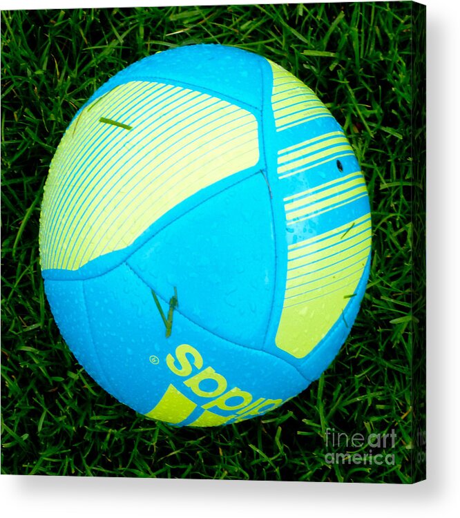 Soccer Acrylic Print featuring the photograph Soccer Ball by Jason Freedman