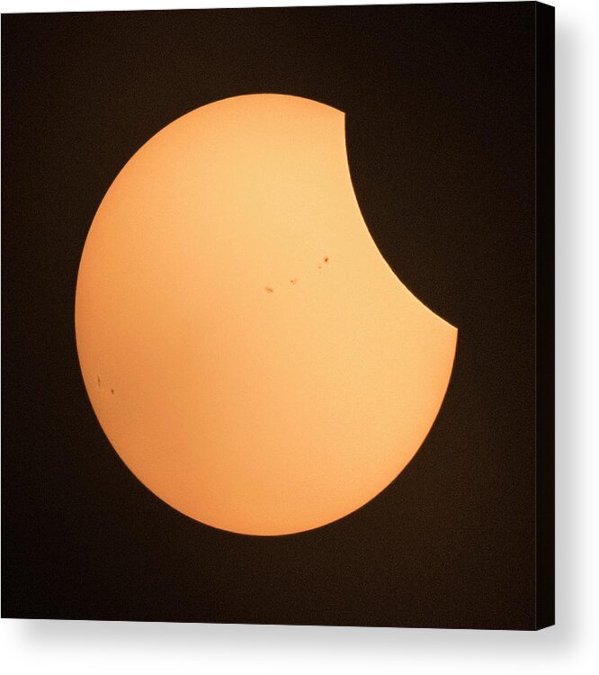 Solar Acrylic Print featuring the photograph Solar Eclipse 2017 1320 by William Bitman