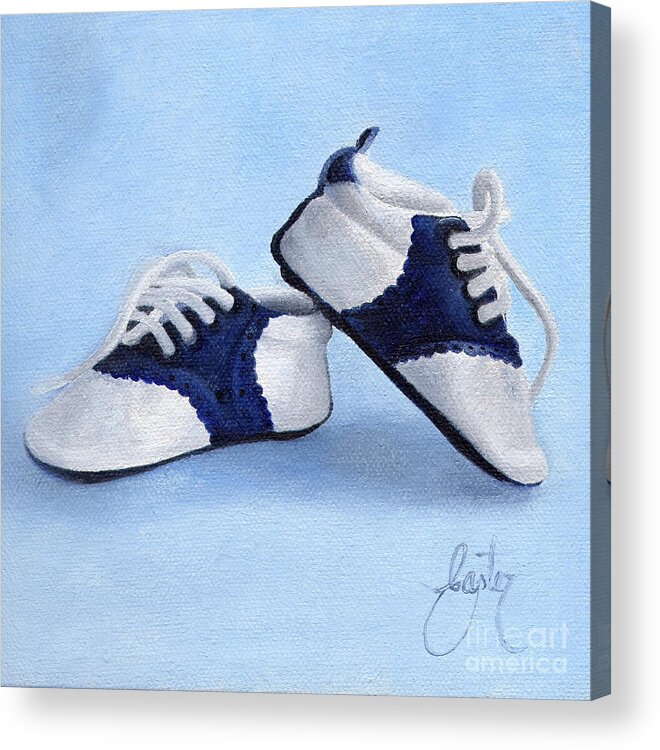 Spats Acrylic Print featuring the painting Spats by Daniela Easter