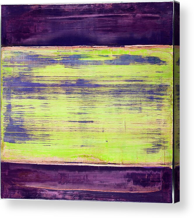Abstract Prints Acrylic Print featuring the painting Art Print Square5 by Harry Gruenert