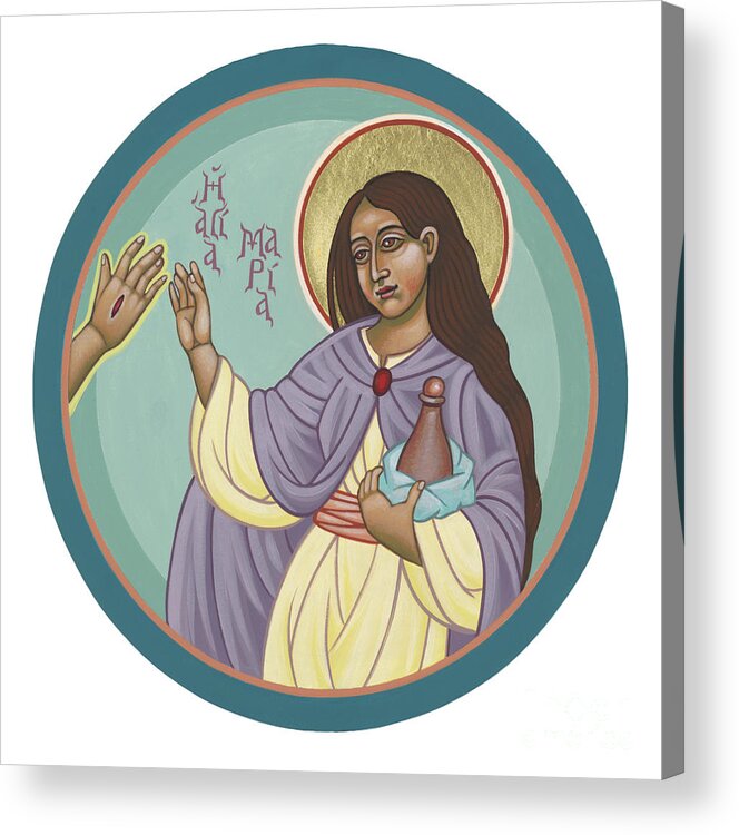 St Mary Magdalen : “rabboni” (john 20:16) Acrylic Print featuring the painting St Mary Magdalen Rabboni - John 20 16 by William Hart McNichols