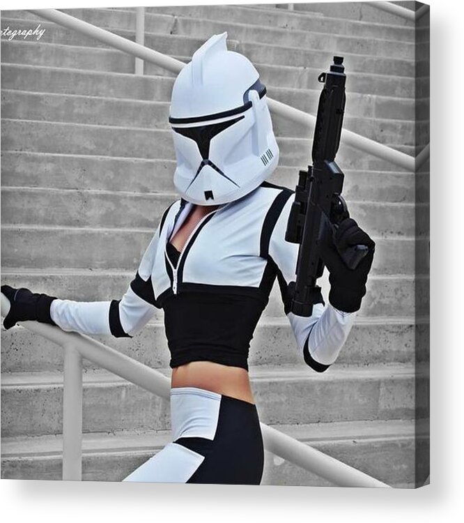Star Wars Acrylic Print featuring the photograph Star Wars by Knight 2000 Photography - Hello Guns by Laura M Corbin