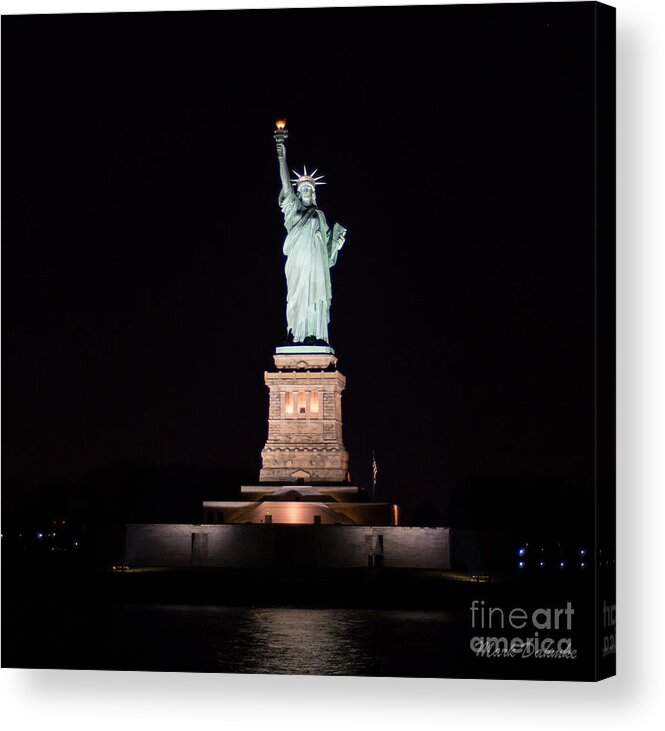  Acrylic Print featuring the photograph Statue of Liberty by Mark Dahmke