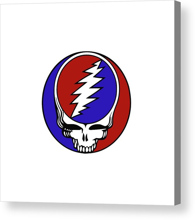 Steal Your Face Acrylic Print featuring the digital art Steal Your Face by Gd