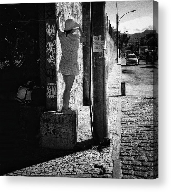 Streetmagazine Acrylic Print featuring the photograph Street Go-go Girl

#woman #girl by Rafa Rivas
